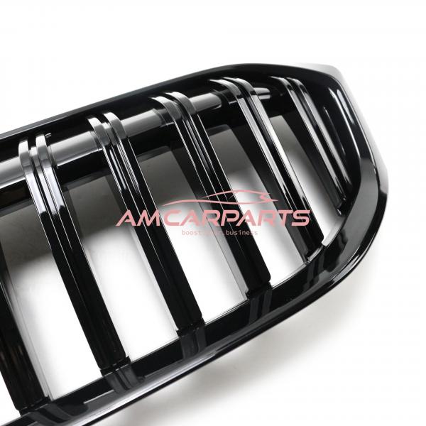 Upgrade Design Kühlergrill / Sportgrill passend für BMW 3er G20 / G21 Facelift 22+ Hochglanz schwarz