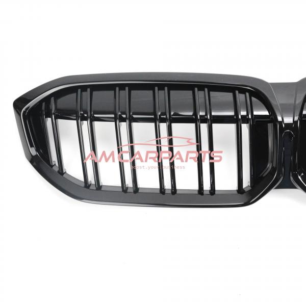 Upgrade Design Kühlergrill / Sportgrill passend für BMW 3er G20 / G21 Facelift 22+ Hochglanz schwarz