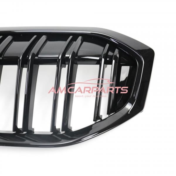 Upgrade Design Kühlergrill / Sportgrill passend für BMW 3er G20 / G21 Facelift 22+ Hochglanz schwarz