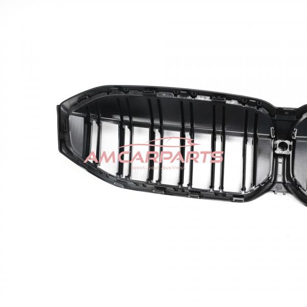 Upgrade Design Kühlergrill / Sportgrill passend für BMW 3er G20 / G21 Facelift 22+ Hochglanz schwarz