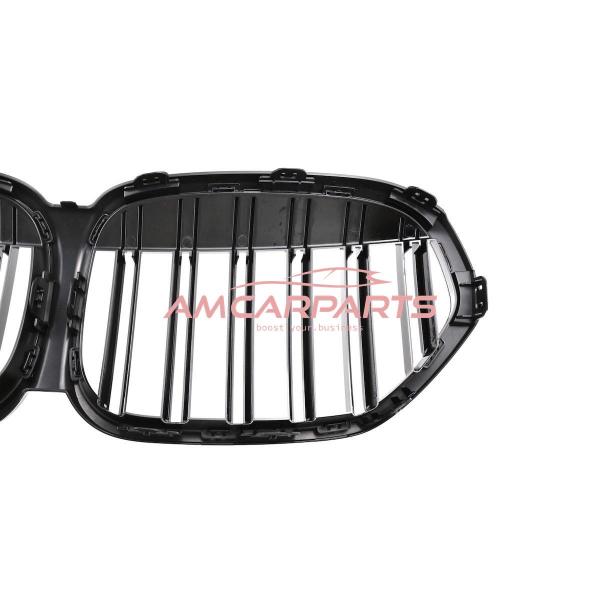 Upgrade Design Kühlergrill / Sportgrill passend für BMW X1 F48 Facelift 19-22 Hochglanz schwarz