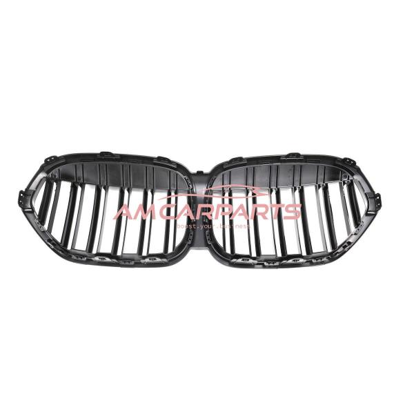 Upgrade Design Kühlergrill / Sportgrill passend für BMW X1 F48 Facelift 19-22 Hochglanz schwarz