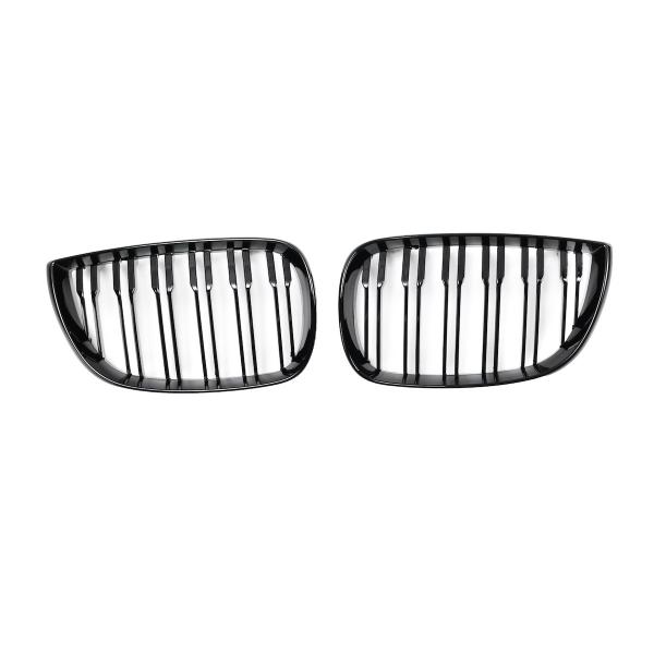 Upgrade Design Kühlergrill / Sportgrill passend für BMW 1er E81 / E87 Vor-Facelift 04-07 Hochglanz schwarz
