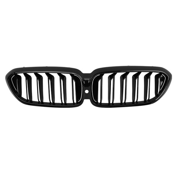 Upgrade Design Kühlergrill / Sportgrill passend für BMW 5er G30 / G31 16-20 Hochglanz schwarz