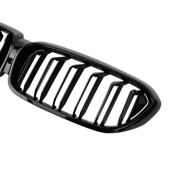 Upgrade Design Kühlergrill / Sportgrill passend für BMW 5er G30 / G31 16-20 Hochglanz schwarz