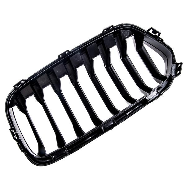 Upgrade Design Kühlergrill / Sportgrill passend für BMW X2 F39 17-23 Hochglanz schwarz
