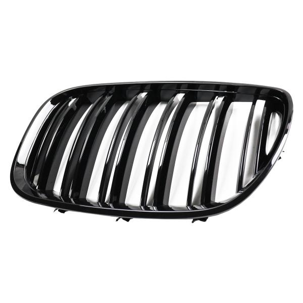 Upgrade Design Kühlergrill / Sportgrill passend für BMW X5 E53 Facelift 03-06 Hochglanz schwarz