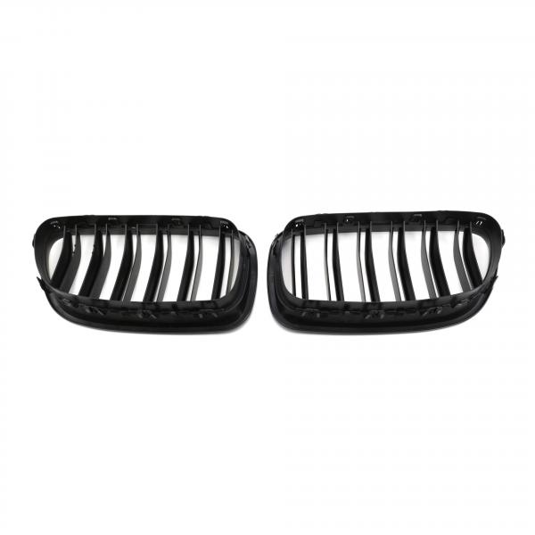 Upgrade Design Kühlergrill / Sportgrill passend für BMW 5er E39 95-03 Matt schwarz