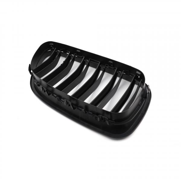 Upgrade Design Kühlergrill / Sportgrill passend für BMW 5er E39 95-03 Matt schwarz