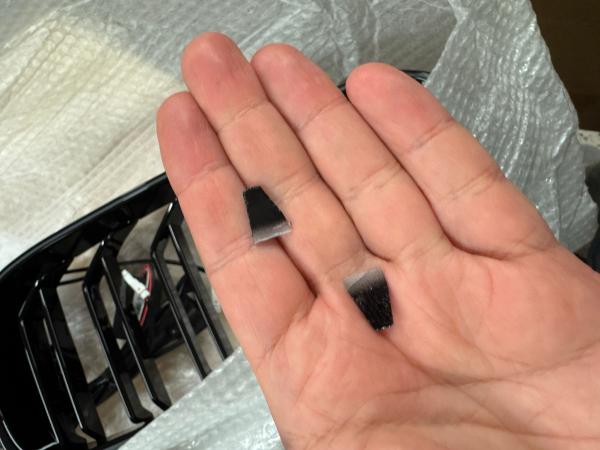 B-Ware - LumiFire Upgrade LED-Doppellamellen-Kühlergrill in Schwarz glänzend, passend für BMW 5er G30 2017–2020