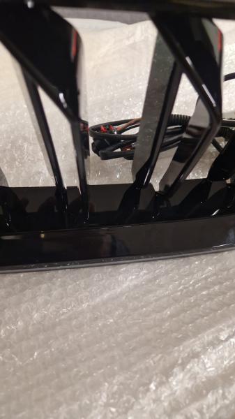 B-Ware  LumiFire Upgrade LED-Doppellamellen-Kühlergrill in Schwarz glänzend passend für BMW 5er G30 LCI 2020-2023