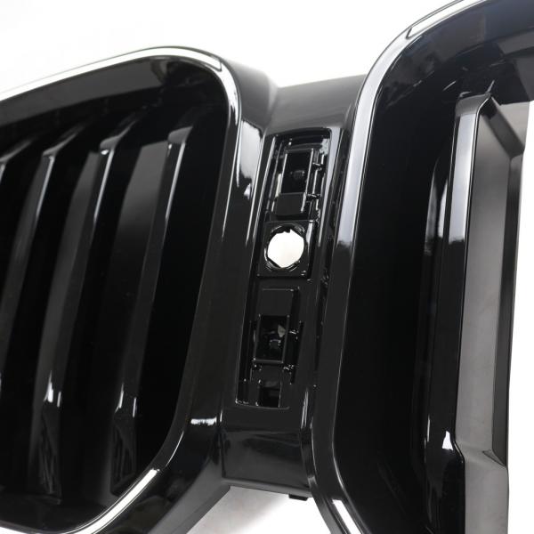 LumiFire Upgrade LED-Grill mit einer Lamelle in Schwarz glänzend passend für BMW X3 Serie G01 LCI 2021 +