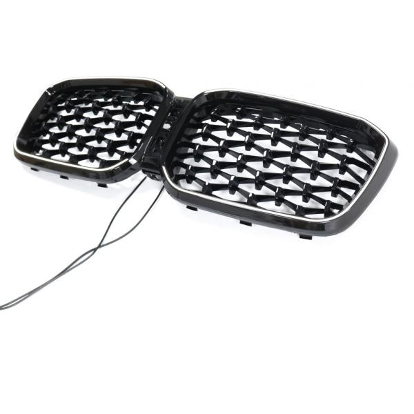LumiFire Upgrade LED-Kühlergrill passend für BMW X3 Serie G01 LCI 2021 + für Umbau auf Diamantdesign/Look