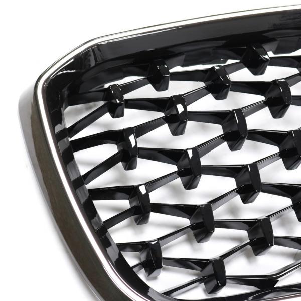LumiFire Upgrade LED-Kühlergrill passend für BMW X3 Serie G01 LCI 2021 + für Umbau auf Diamantdesign/Look