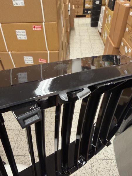 B-Ware - LumiFire Upgrade LED-Doppellamellen-Kühlergrill in Schwarz glänzend passend für BMW X5-Serie G05 ab 2019