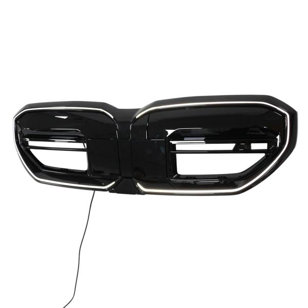 LumiFire Upgrade LED-Kühlergrill in Hochglanzschwarz passend für BMW 5er G60 2024 +