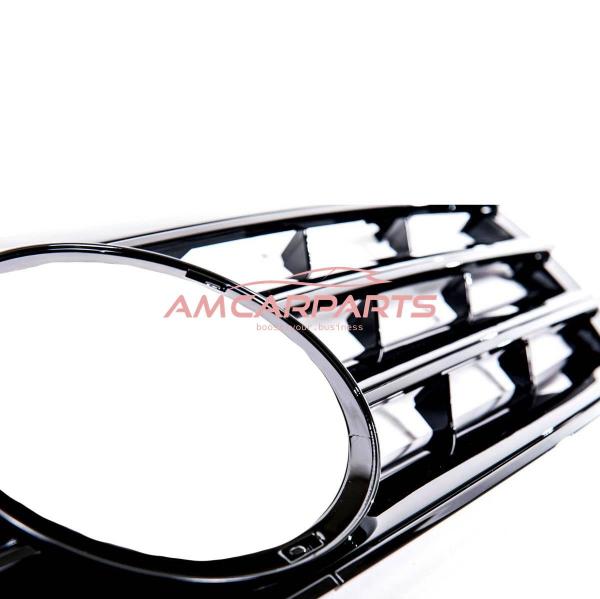Upgrade Design Kühlergrill / Sportgrill passend für Mercedes Benz C-Klasse W203 / S203 00-07 Hochglanz schwarz