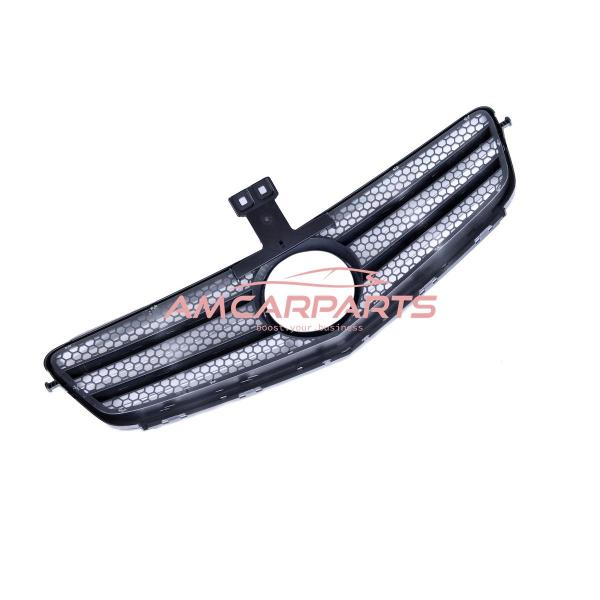 Upgrade Design Kühlergrill / Sportgrill für Mercedes C-Klasse (W204) / C-Klasse (S204) Vor-Facelift 07-11 Hochglanz silber / chrom