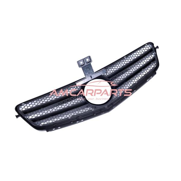 Upgrade Design Kühlergrill / Sportgrill für Mercedes C-Klasse (W204) / C-Klasse (S204) Vor-Facelift 07-11 Hochglanz schwarz