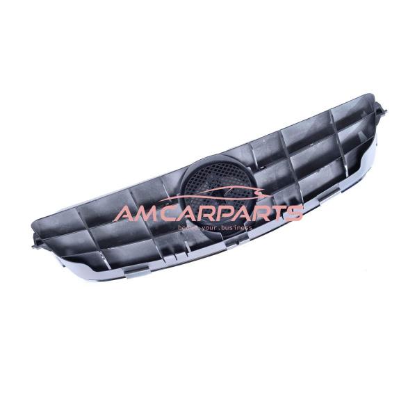 Upgrade Design Kühlergrill / Sportgrill für Mercedes Benz CLK W209 / C209 02-09 Hochglanz silber / chrom
