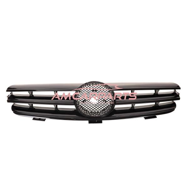 Upgrade Design Kühlergrill / Sportgrill für Mercedes Benz CLK W209 / C209 02-09 Hochglanz schwarz