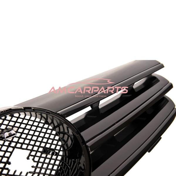 Upgrade Design Kühlergrill / Sportgrill für Mercedes Benz CLK W209 / C209 02-09 Hochglanz schwarz