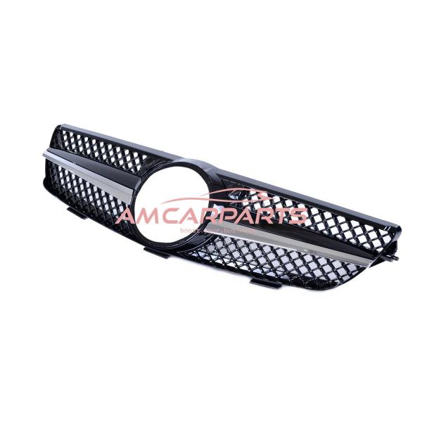 Upgrade Design Kühlergrill / Sportgrill für Mercedes Benz CLK W209 / C209 02-09 Hochglanz schwarz / chrom