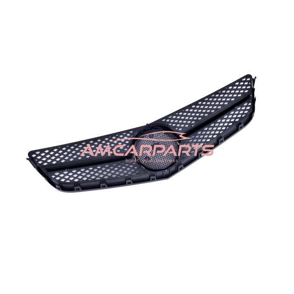 Upgrade Design Kühlergrill / Sportgrill passend für Mercedes Benz E-Klasse C207 / A207 Vor-Facelift 09-13 Hochglanz schwarz / chrom
