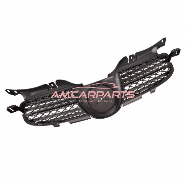 Upgrade Design Kühlergrill / Sportgrill passend für Mercedes Benz SLK R170 96-04 Hochglanz schwarz / chrom