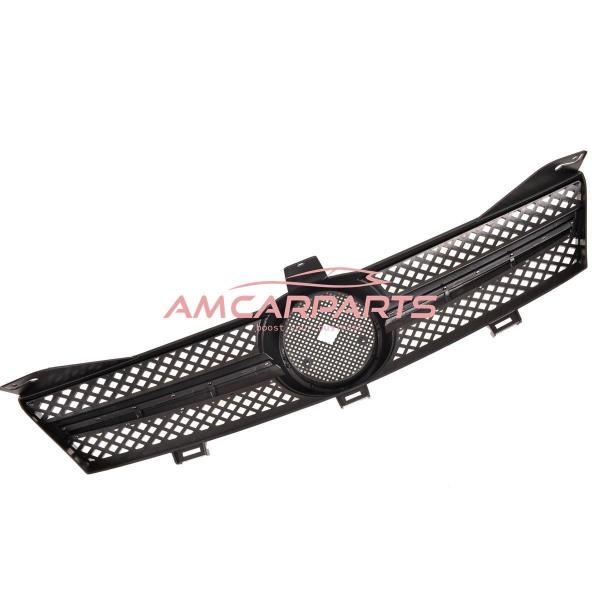 Upgrade Design Kühlergrill / Sportgrill für Mercedes CLS (C219) Vor-Facelift 04-08 Hochglanz schwarz / chrom