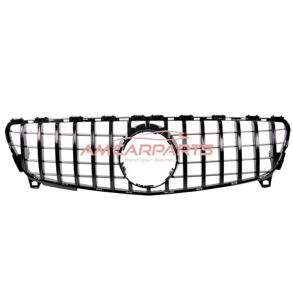 Upgrade Design Kühlergrill / Sportgrill passend für Mercedes Benz A-Klasse W176 Facelift 15-18 Hochglanz schwarz