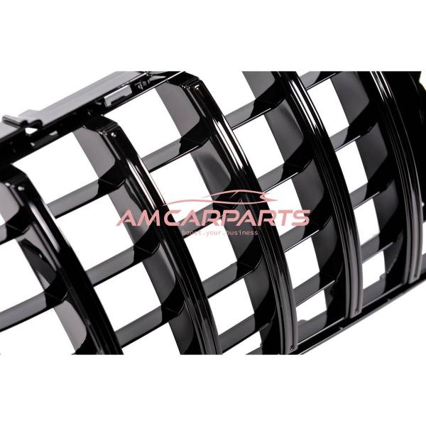 Upgrade Design Kühlergrill / Sportgrill passend für Mercedes Benz A-Klasse W176 Facelift 15-18 Hochglanz schwarz