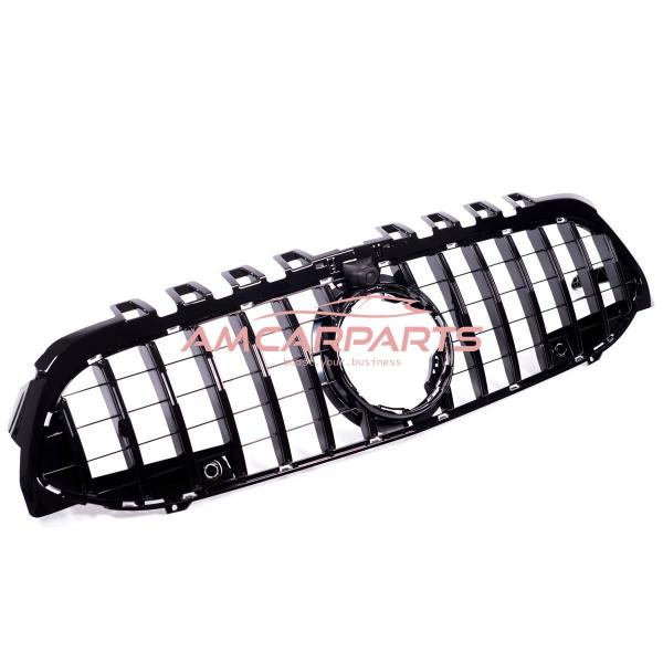Upgrade Design Kühlergrill / Sportgrill passend für Mercedes Benz A-Klasse V177 / W177 18-23 Hochglanz schwarz