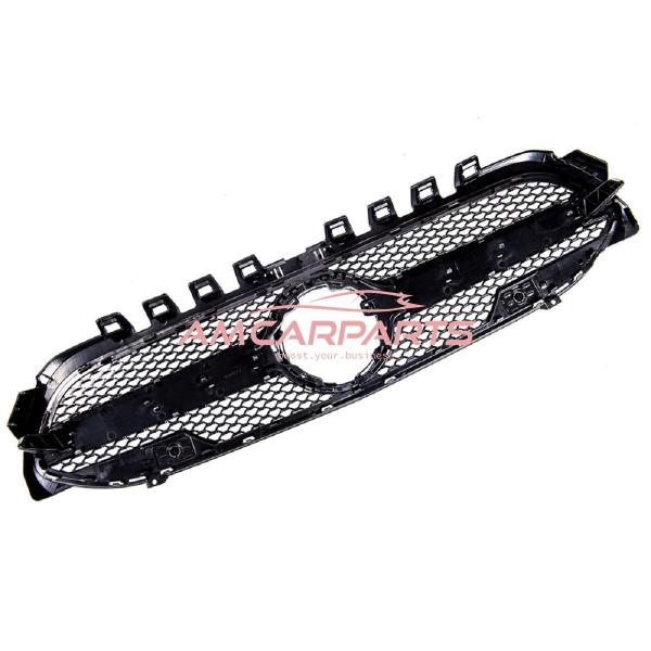 Upgrade Design Kühlergrill / Sportgrill passend für Mercedes Benz A-Klasse V177 / W177 18-23 Matt schwarz / Matt silber