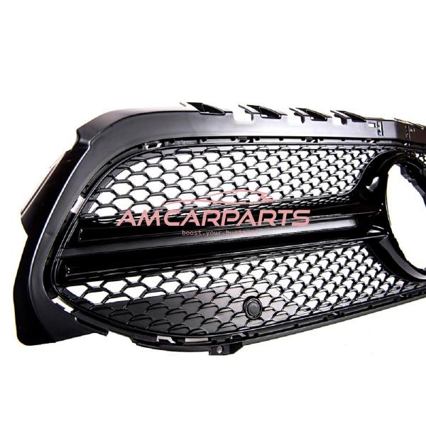 Upgrade Design Kühlergrill / Sportgrill passend für Mercedes Benz A-Klasse V177 / W177 18-23 Matt schwarz / Hochglanz schwarz