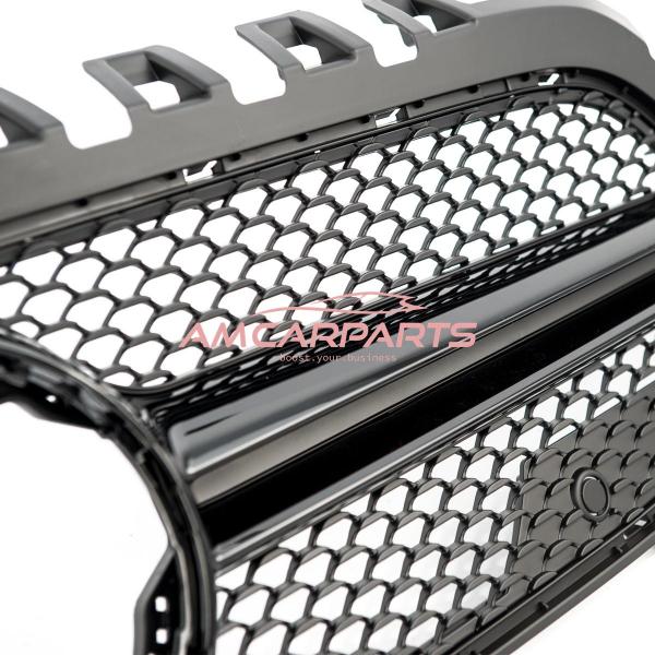 Upgrade Design Kühlergrill / Sportgrill passend für Mercedes Benz A-Klasse V177 / W177 18+ Matt schwarz / Hochglanz schwarz