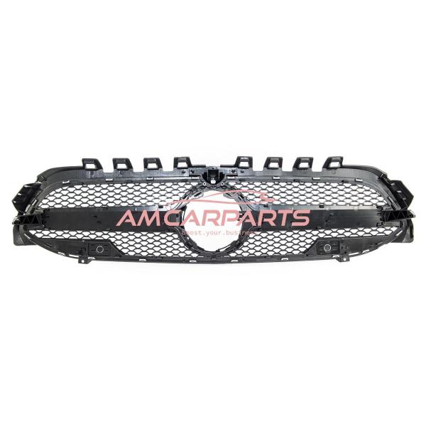 Upgrade Design Kühlergrill / Sportgrill passend für Mercedes Benz A-Klasse V177 / W177 18+ Matt schwarz / Hochglanz schwarz