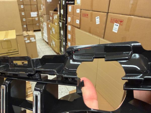 Upgrade Design Kühlergrill für Mercedes C-Klasse W205 / S205 Facelift in Chrom Schwarz