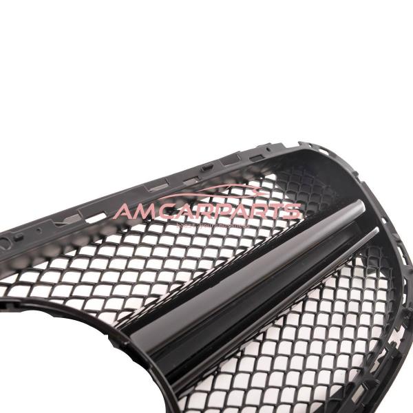 Upgrade Design Kühlergrill / Sportgrill für Mercedes Benz E-Klasse W212 / S212 Facelift 13-16 Matt schwarz / Hochglanz schwarz