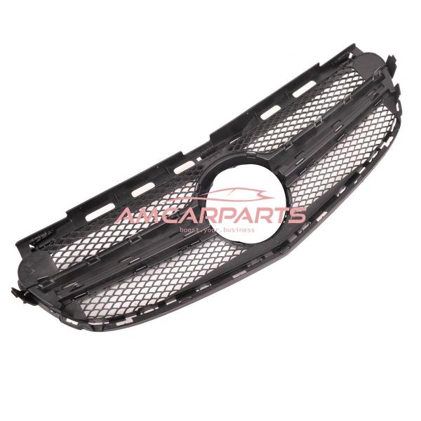 Upgrade Design Kühlergrill / Sportgrill für Mercedes Benz E-Klasse W212 / S212 Facelift 13-16 Matt schwarz / Hochglanz schwarz