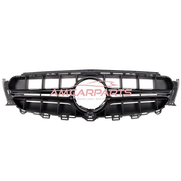 Upgrade Design Kühlergrill / Sportgrill für Mercedes Benz E-Klasse W213 / S213 / A238 / C238 16-20 Matt schwarz / Hochglanz schwarz