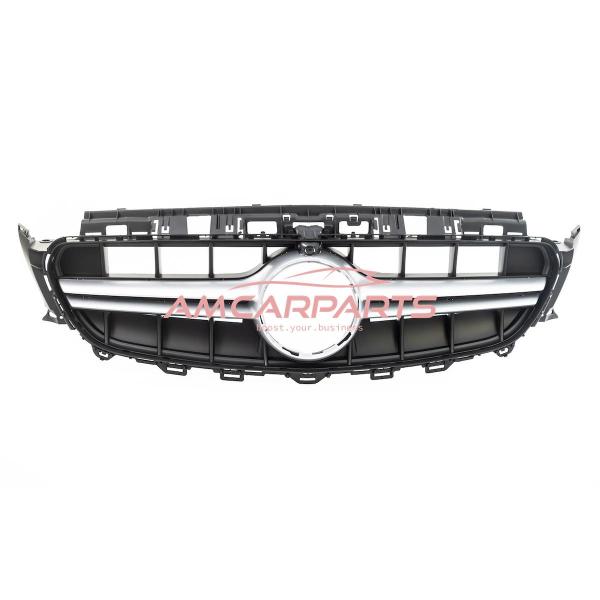 Upgrade Design Kühlergrill / Sportgrill für Mercedes Benz E-Klasse W213 / S213 / A238 / C238 16-20 Matt schwarz / Matt silber