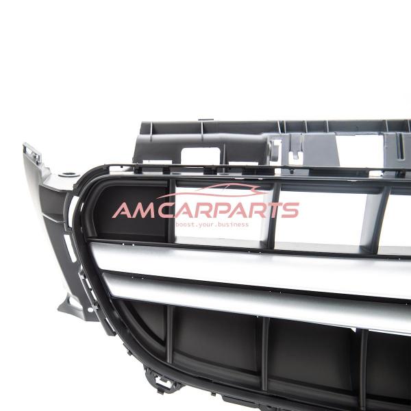 Upgrade Design Kühlergrill / Sportgrill für Mercedes Benz E-Klasse W213 / S213 / A238 / C238 16-20 Matt schwarz / Matt silber