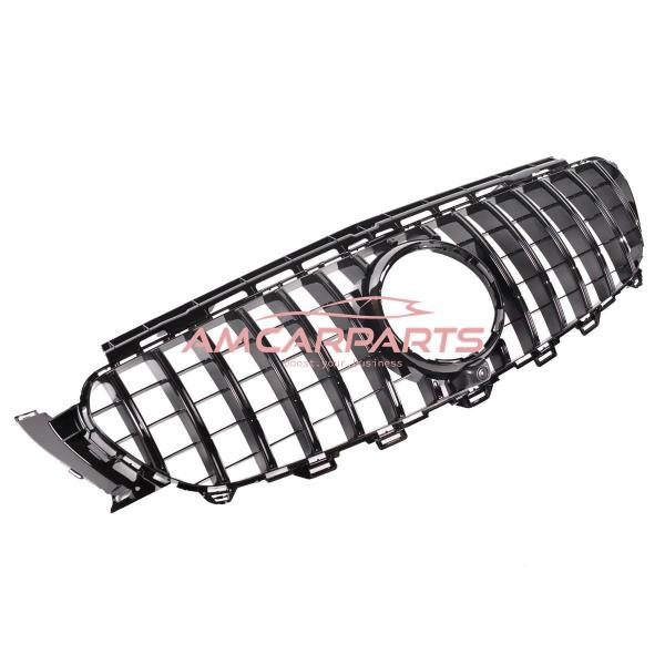 Upgrade Design Kühlergrill / Sportgrill für Mercedes Benz E-Klasse W213 / S213 / A238 / C238 Vor-Facelift 16-20 Hochglanz schwarz