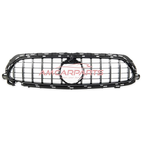 Upgrade Design Kühlergrill / Sportgrill für Mercedes Benz E-Klasse W213 / S213 / A238 / C238 Facelift 20-23 Hochglanz schwarz / chrom