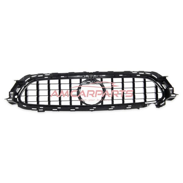 Upgrade Design Kühlergrill / Sportgrill für Mercedes Benz E-Klasse W213 / S213 / A238 / C238 Facelift 20-23 Hochglanz schwarz / chrom