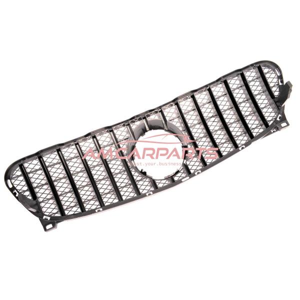 Upgrade Design Kühlergrill / Sportgrill für Mercedes GLA-Klasse (X156) 13-16 Hochglanz schwarz / chrom