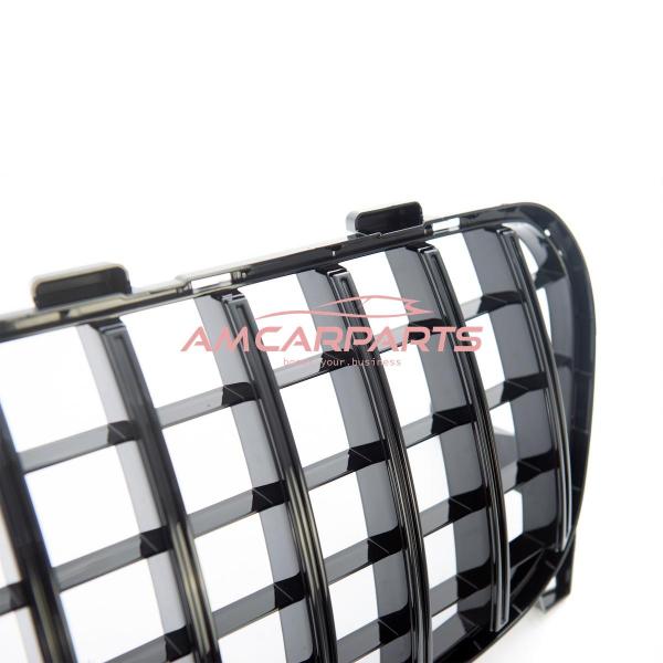 Upgrade Design Kühlergrill / Sportgrill für Mercedes GLA-Klasse (X156) Facelift 17-19 Hochglanz schwarz