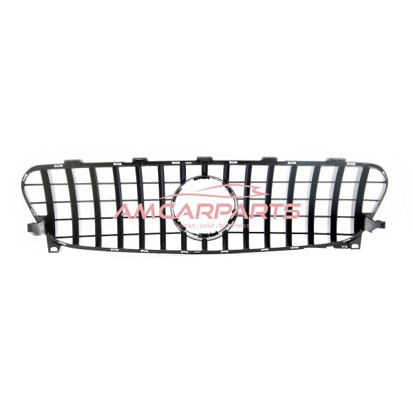 Upgrade Design Kühlergrill / Sportgrill für Mercedes GLA-Klasse (X156) Facelift 17-19 Hochglanz schwarz