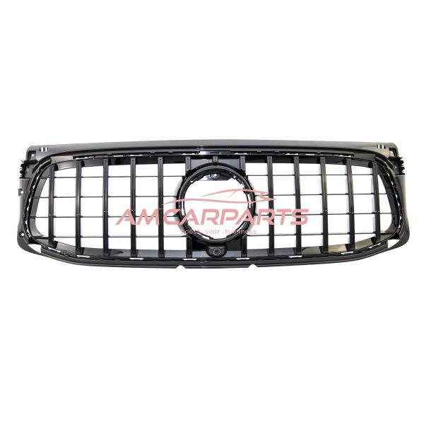 Upgrade Design Kühlergrill / Sportgrill für Mercedes GLB (X247) 19+ Hochglanz schwarz